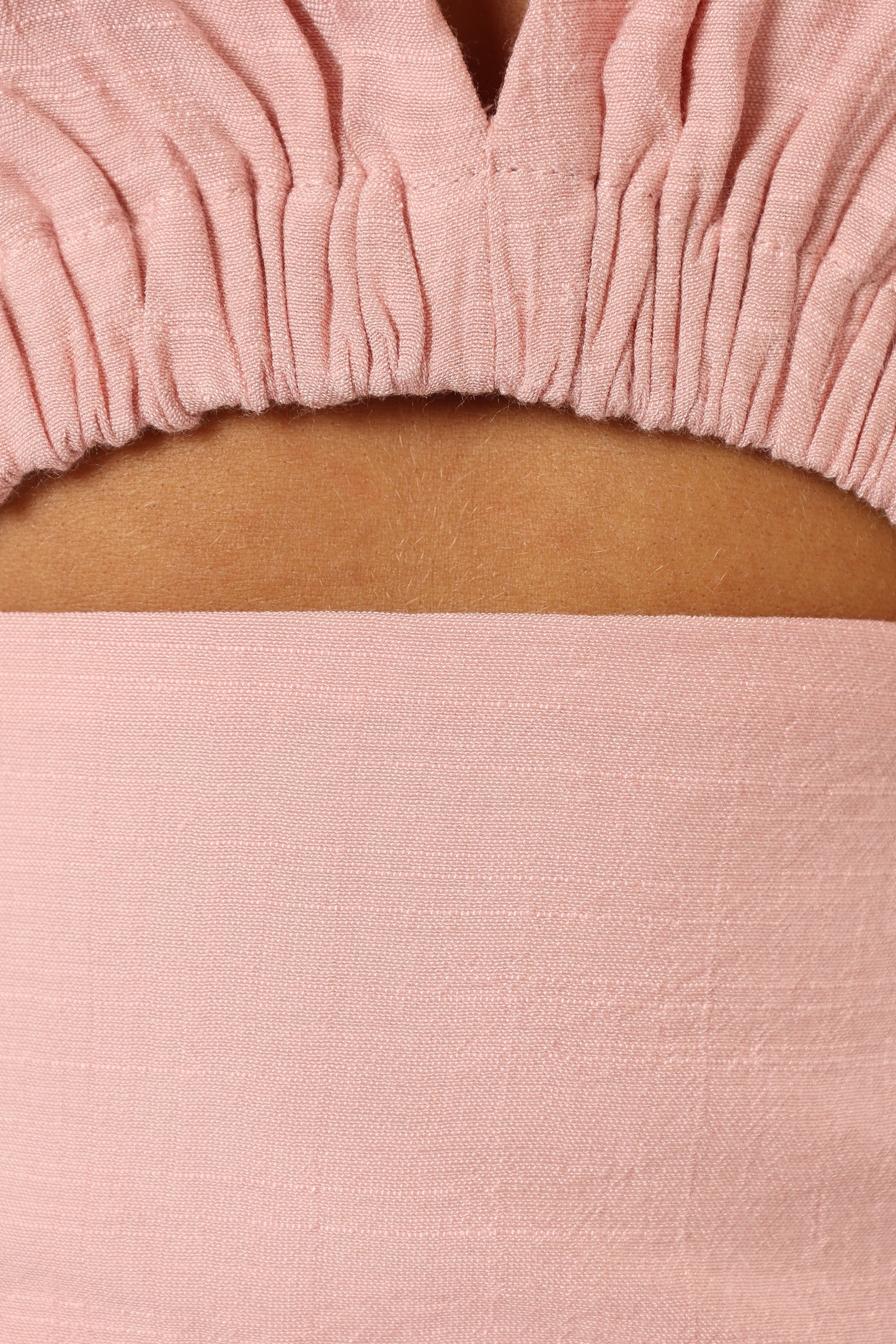 Nelly Halterneck Romper - Light Pink