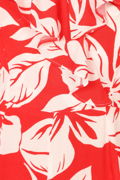 Parker Frill Jumpsuit - Red