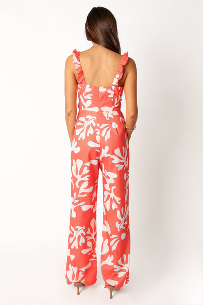 Payton Jumpsuit - Melon White