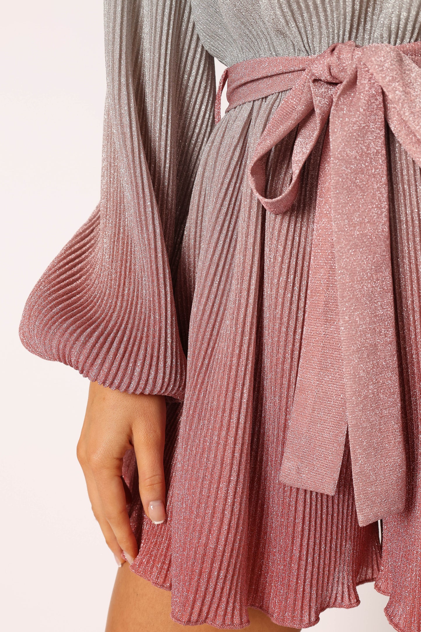 Rebecca Gradient Romper - Pink