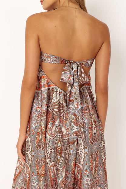 Sarah Strapless Jumpsuit - Multi