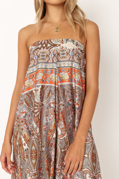 Sarah Strapless Jumpsuit - Multi