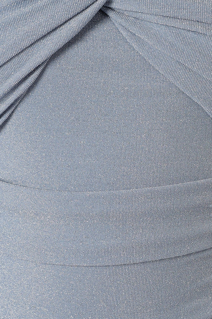 Sharnie Off Shoulder Jumpsuit - Blue