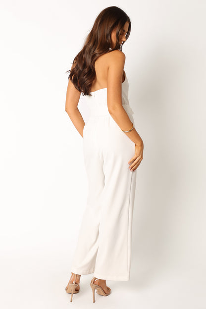 Tally Jumpsuit - White