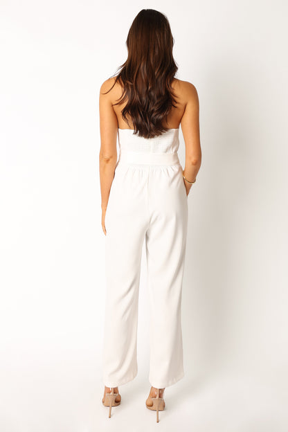 Tally Jumpsuit - White