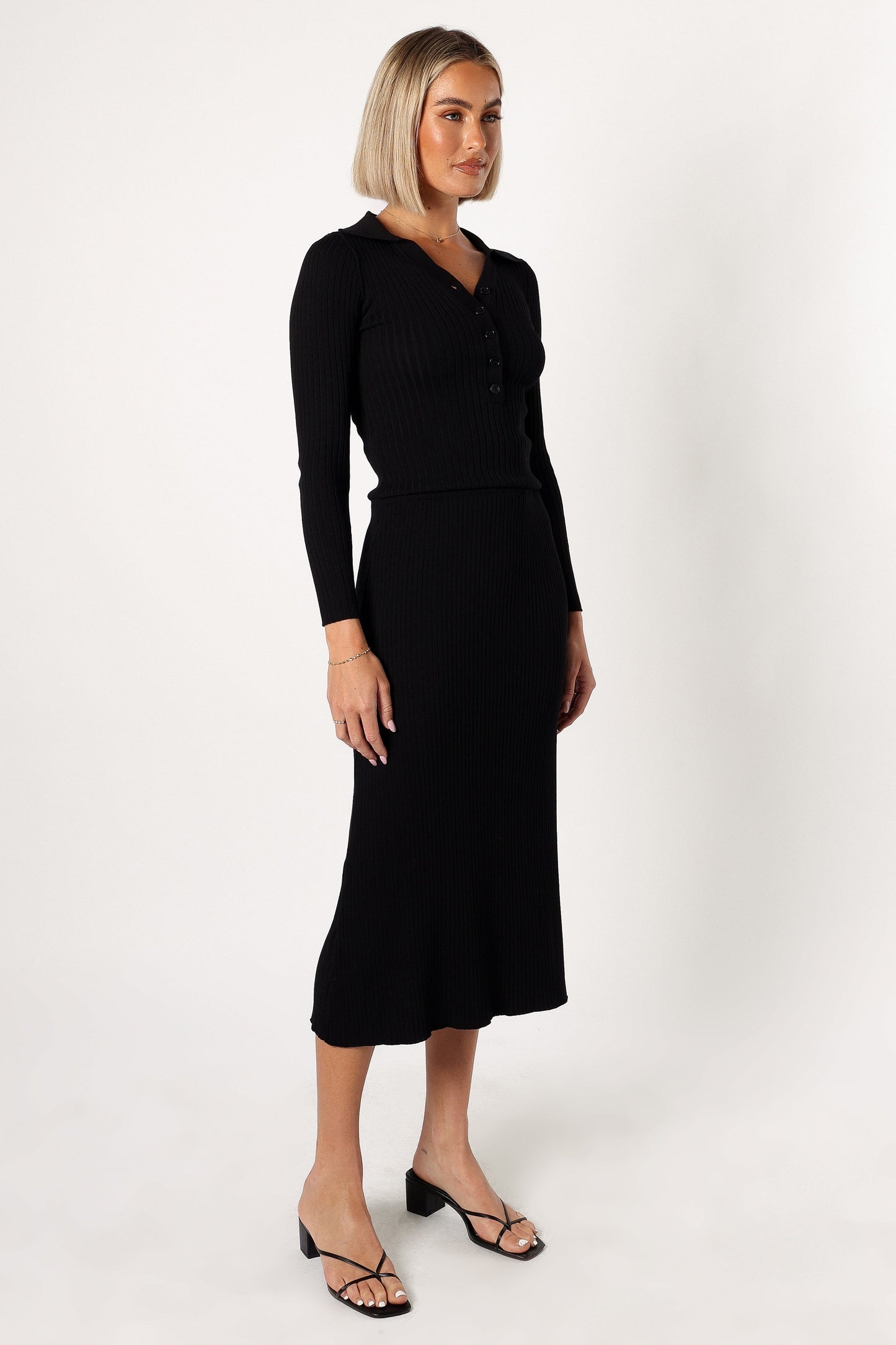 Cameron Knitted Set - Black