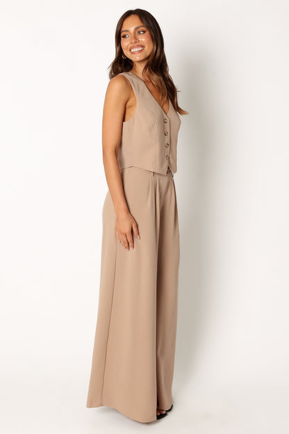 Camille Two Piece Set - Beige