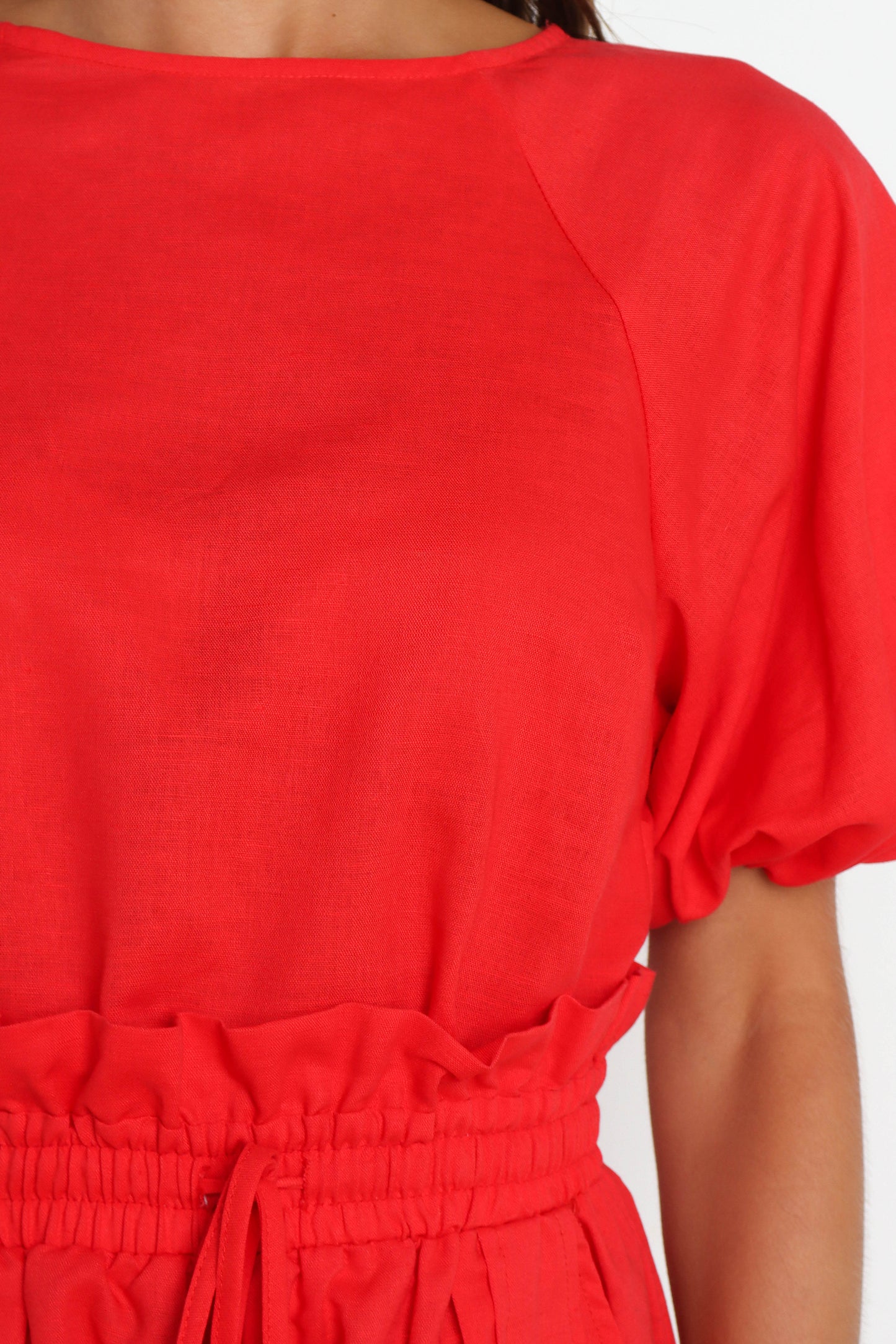 Chelsey Linen Set - Red