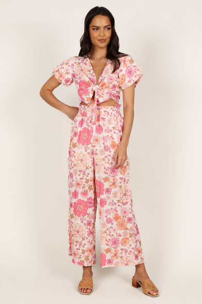 Matilda Top & Pant Set - Pink Floral