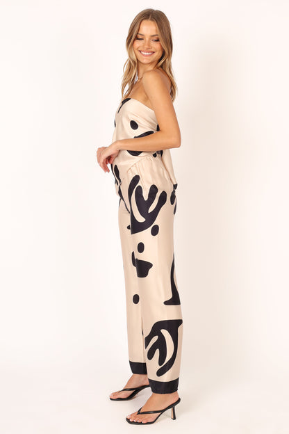 Milla Set - Cream Black