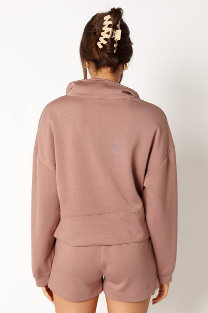 Paula Oversized Sweat Set - Mocha