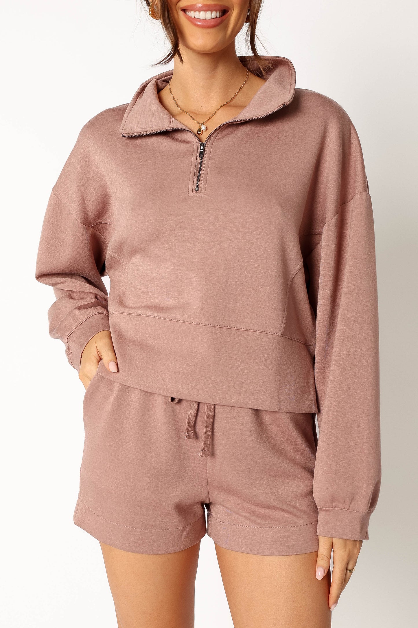 Paula Oversized Sweat Set - Mocha