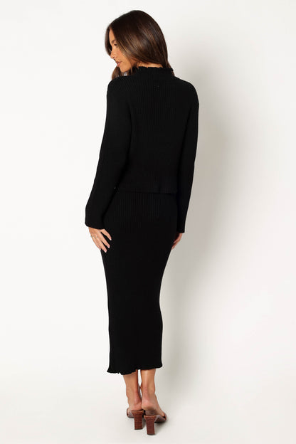 Payton Knitted Set - Black