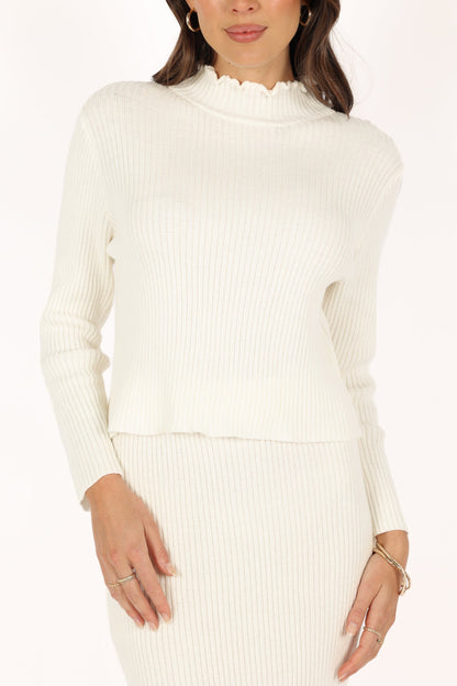 Payton Knitted Set - White