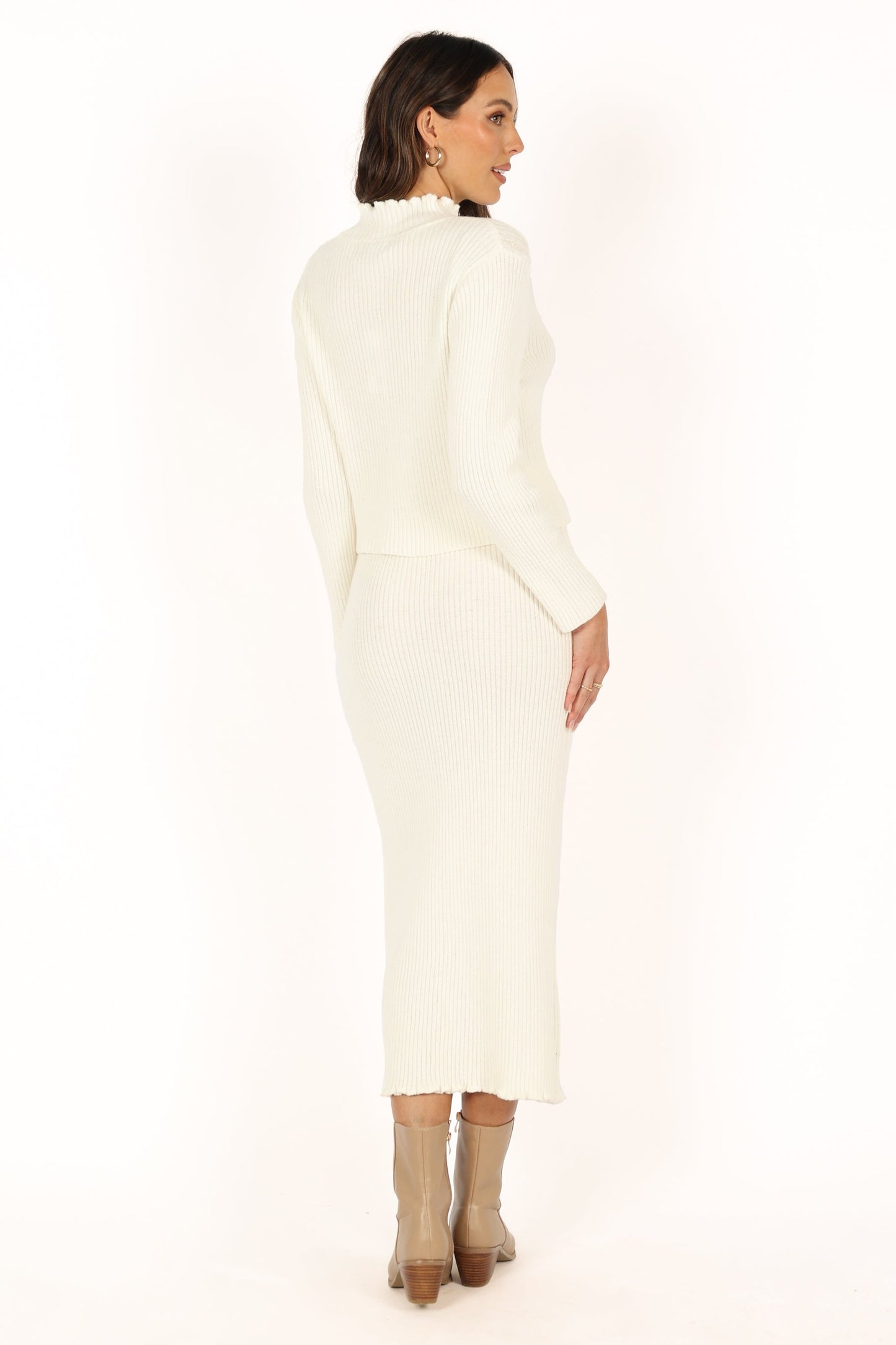 Payton Knitted Set - White