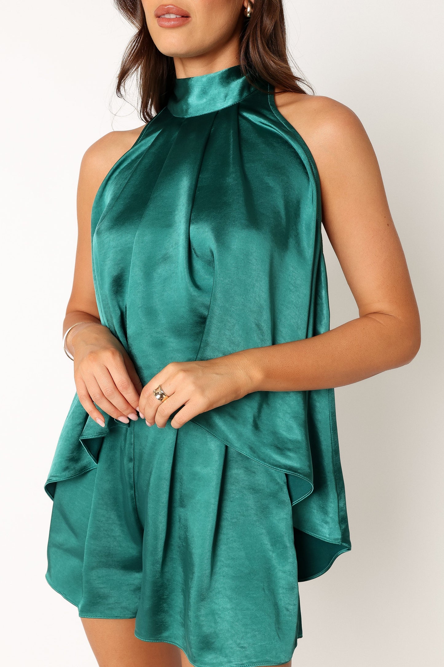 Phoebe Short Set - Teal Green