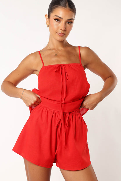 Robinson Short Set - Red