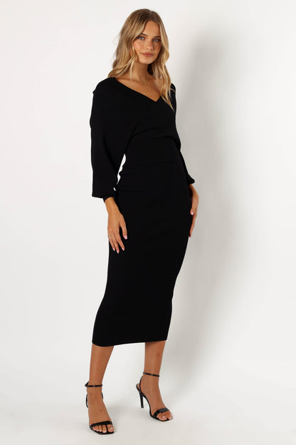 Sharnie Knitted Set - Black