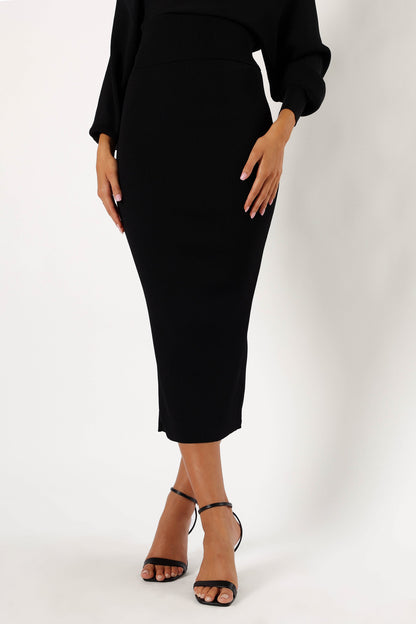 Sharnie Knitted Set - Black