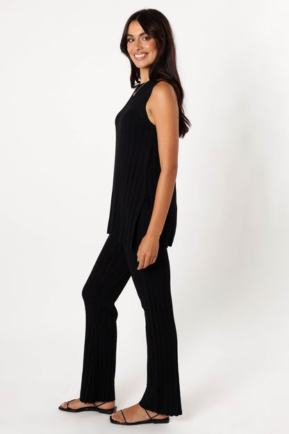 Silvie Knitted Set - Black