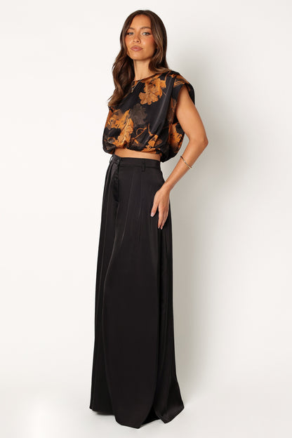 Taya Two Piece Set - Black