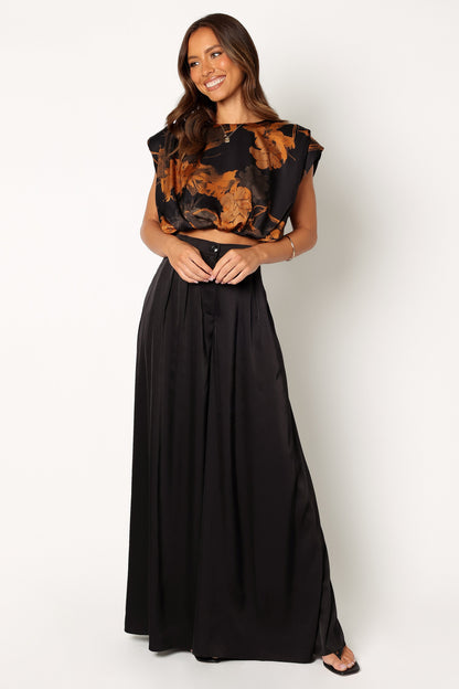 Taya Two Piece Set - Black