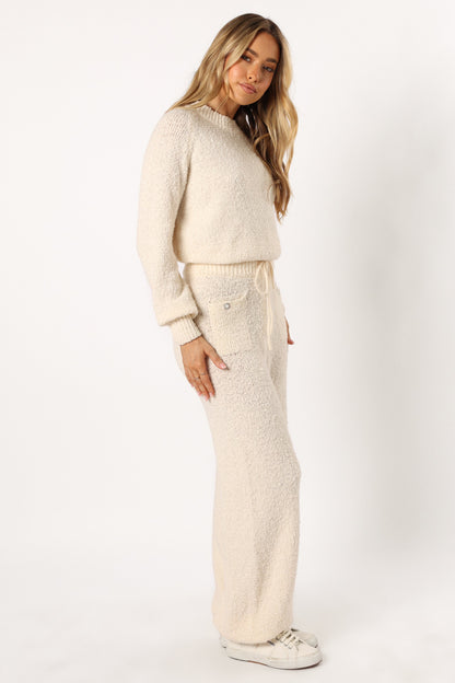 Victoria Knitted Set - Cream