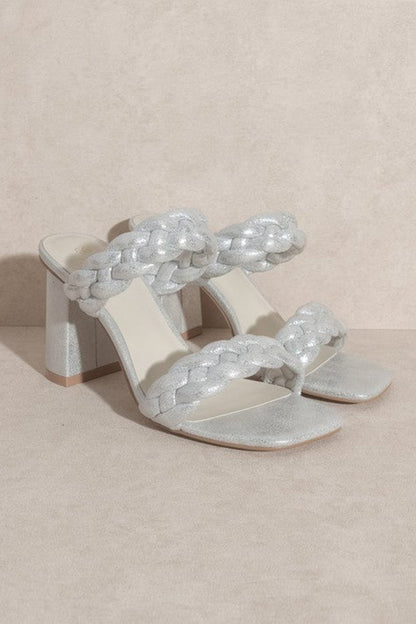 Savannah Metallic Heel - Silver