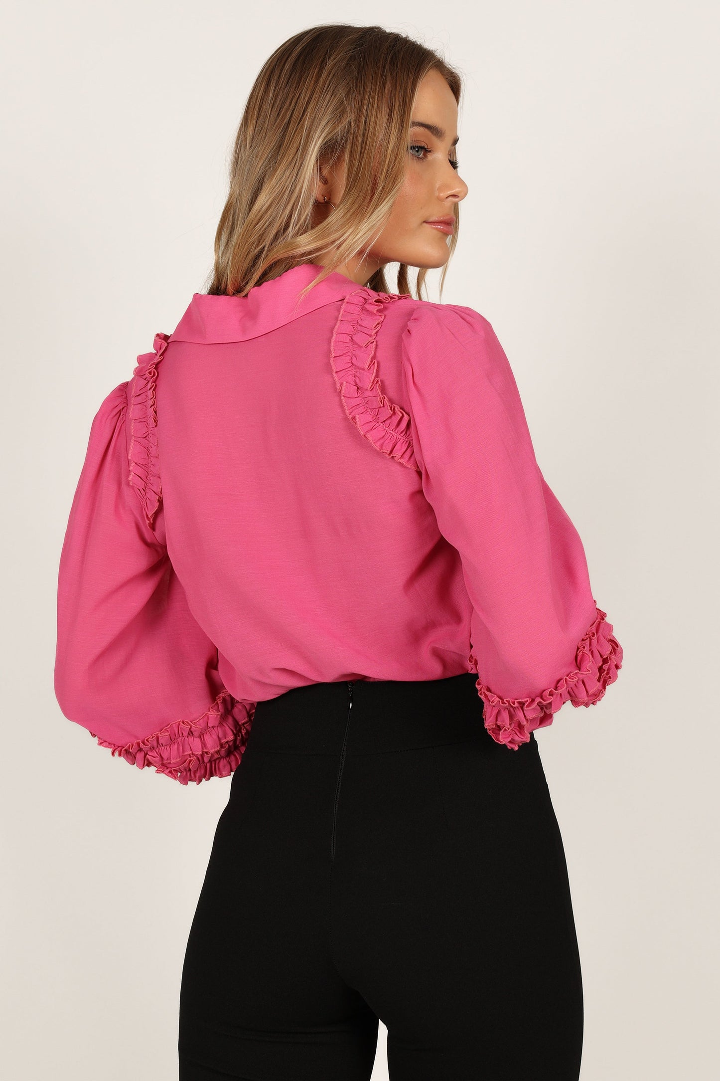 Bettina Shirt - Fuchsia