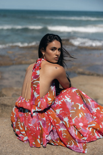 Blaise Halter Top - Pink Azalea