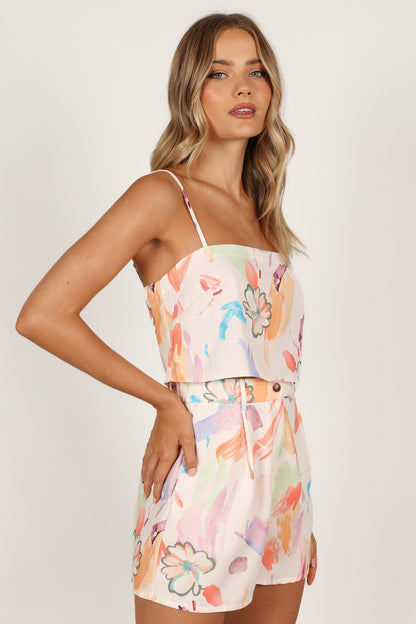 Carey Cropped Top - Multi