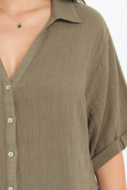 Dion Top - Olive