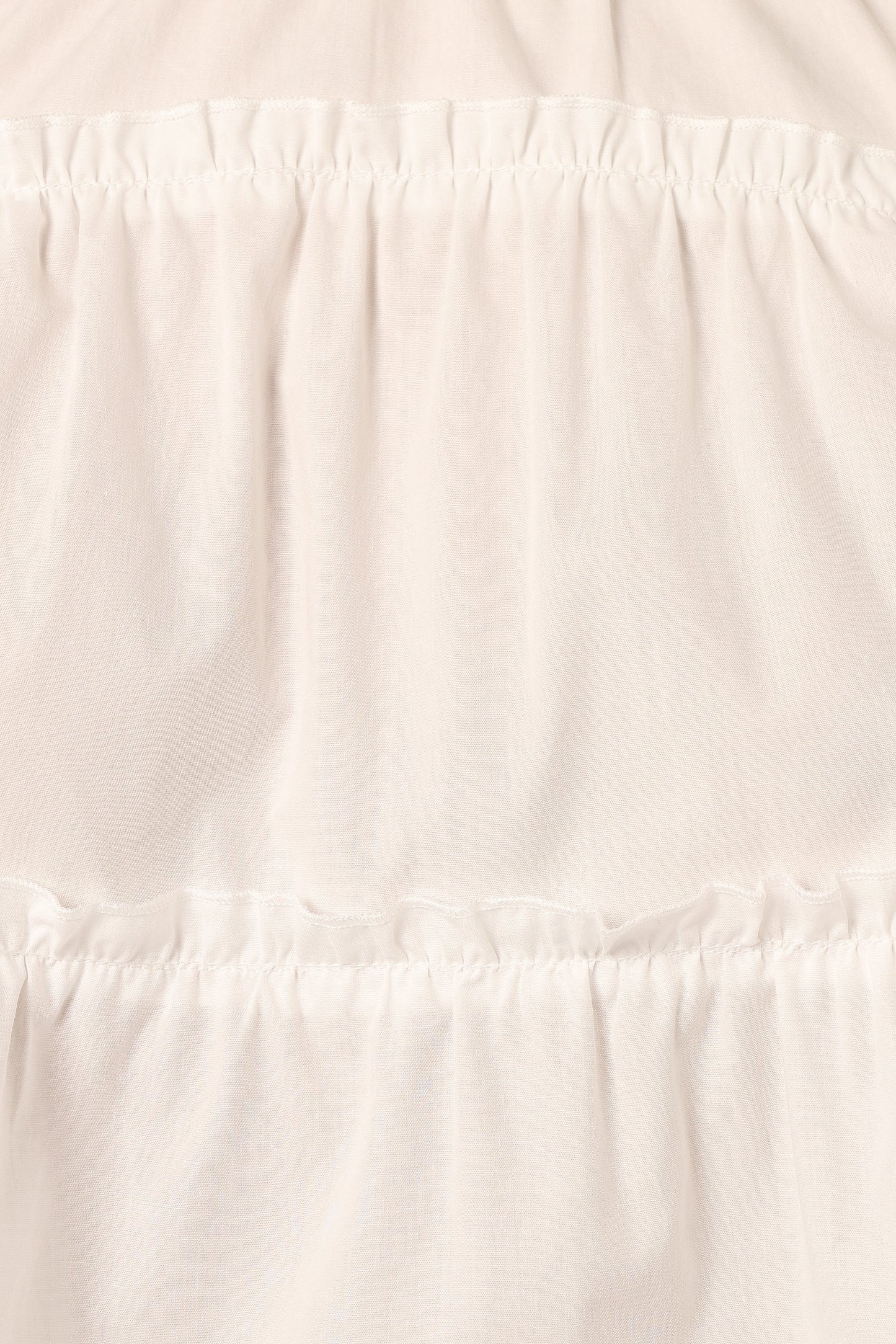 Elaine Ruffle Top - Off White