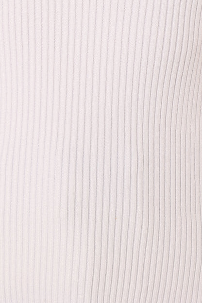 Emily Rib Top - White