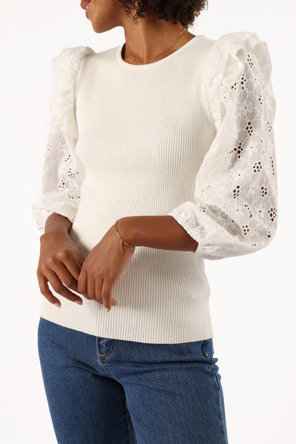 Halle Top - White