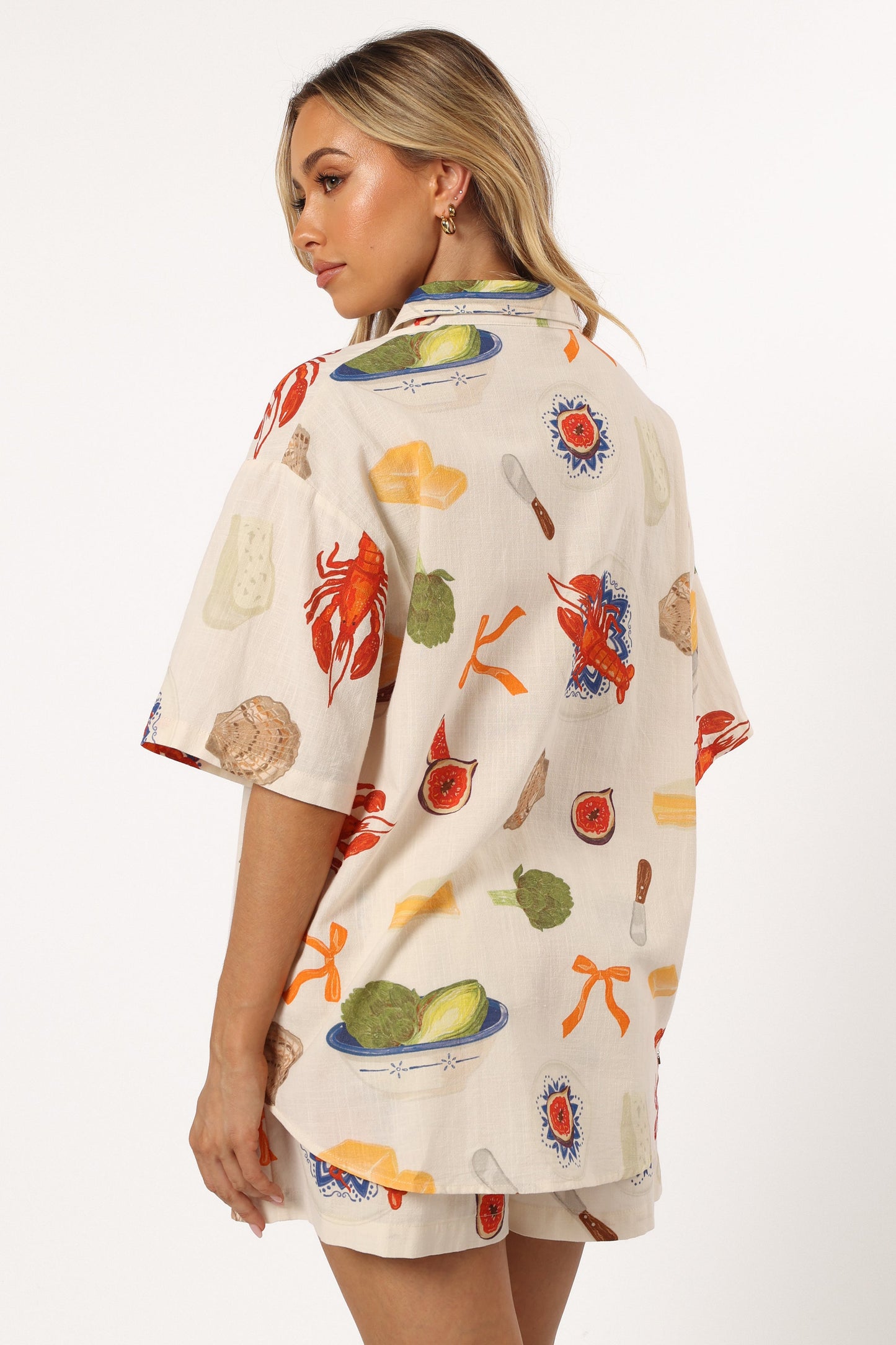 Hampton Top - Cream Multi