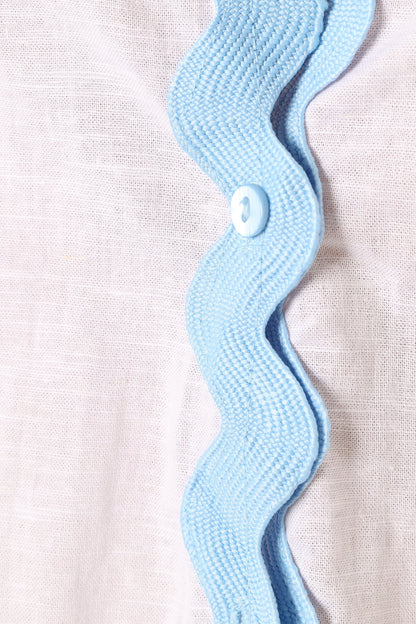 Harry Shirt - White Blue