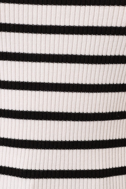 Kloe Top - White Stripe