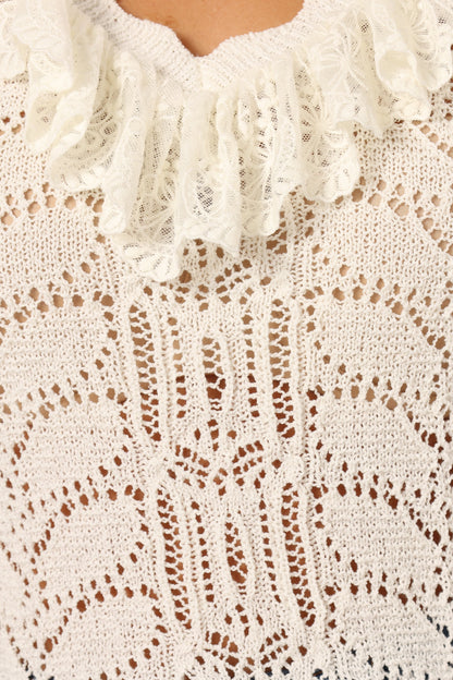 Lorrey Knit Top - Ivory
