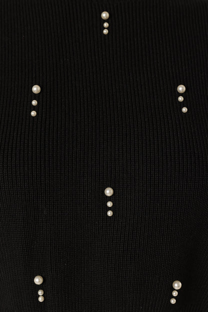 Malani Beaded Top - Black