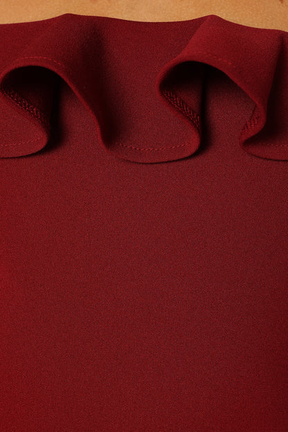 Mikaela Bodysuit - Dark Red