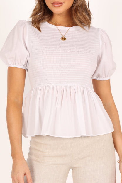 Minot Top - White