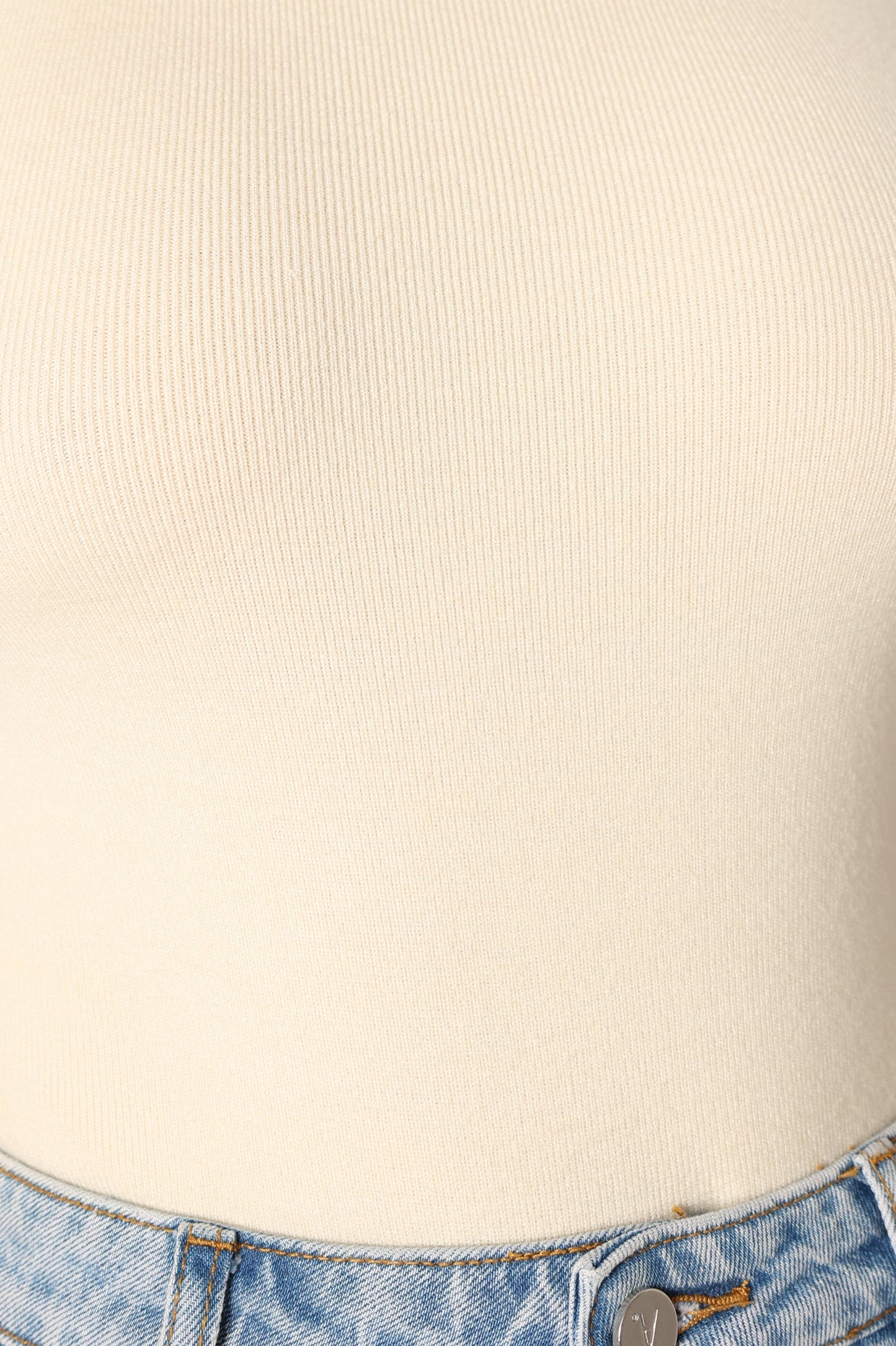 Natalia Knitted Bodysuit - Cream