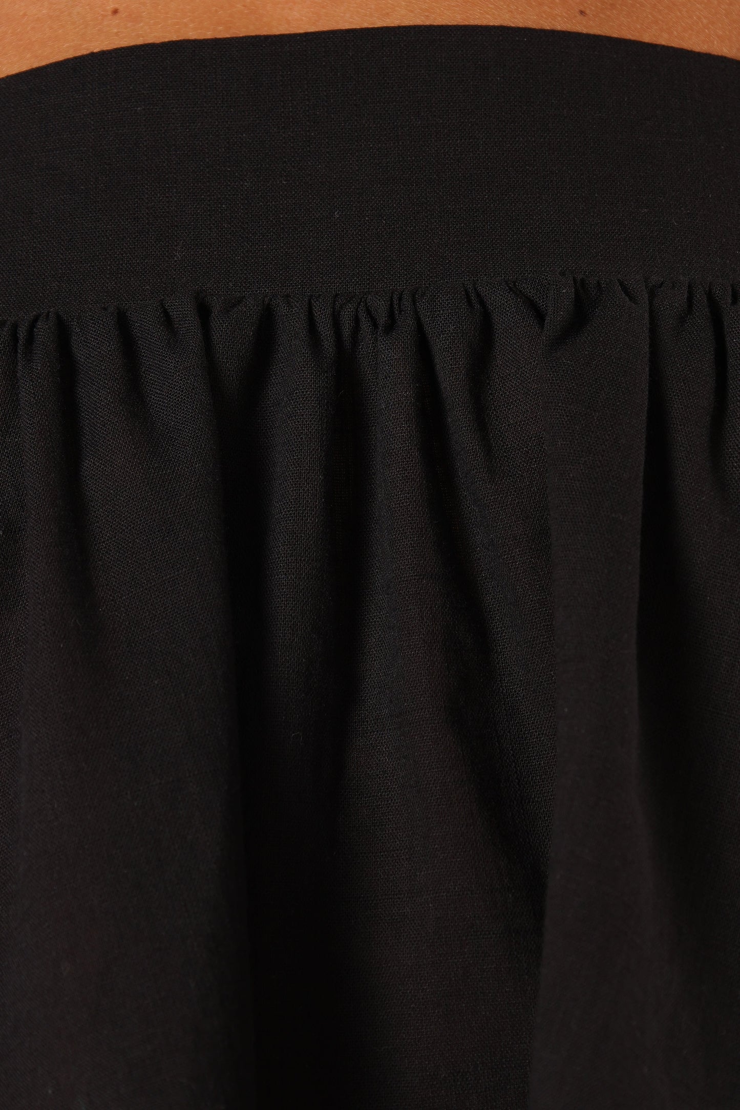 Raye Ruffle Strap Top - Black