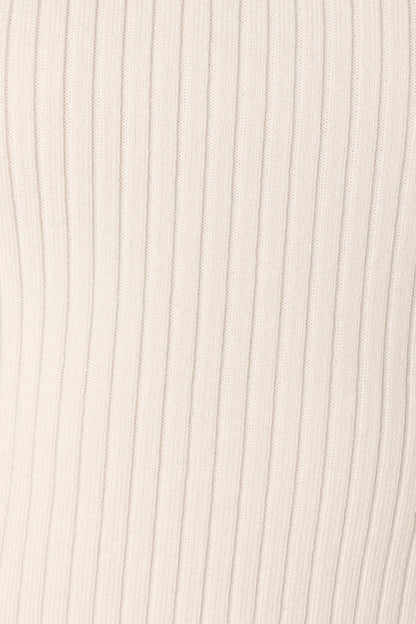 Yara Rib Knit Top - White
